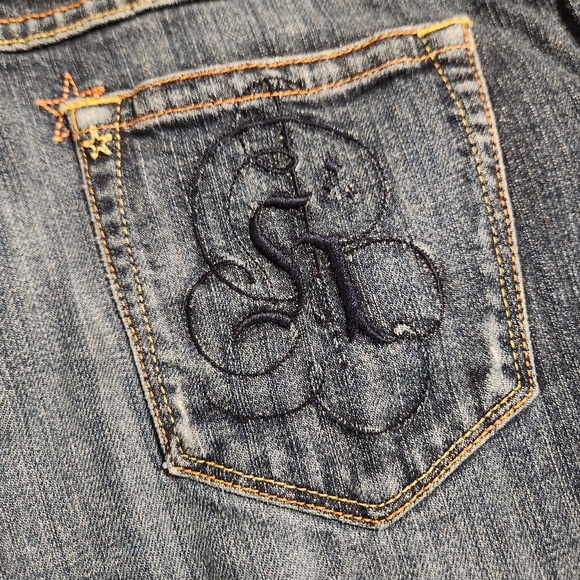 Vintage Medium/Dark Wash Blue Jeans - Picture 8 of 11